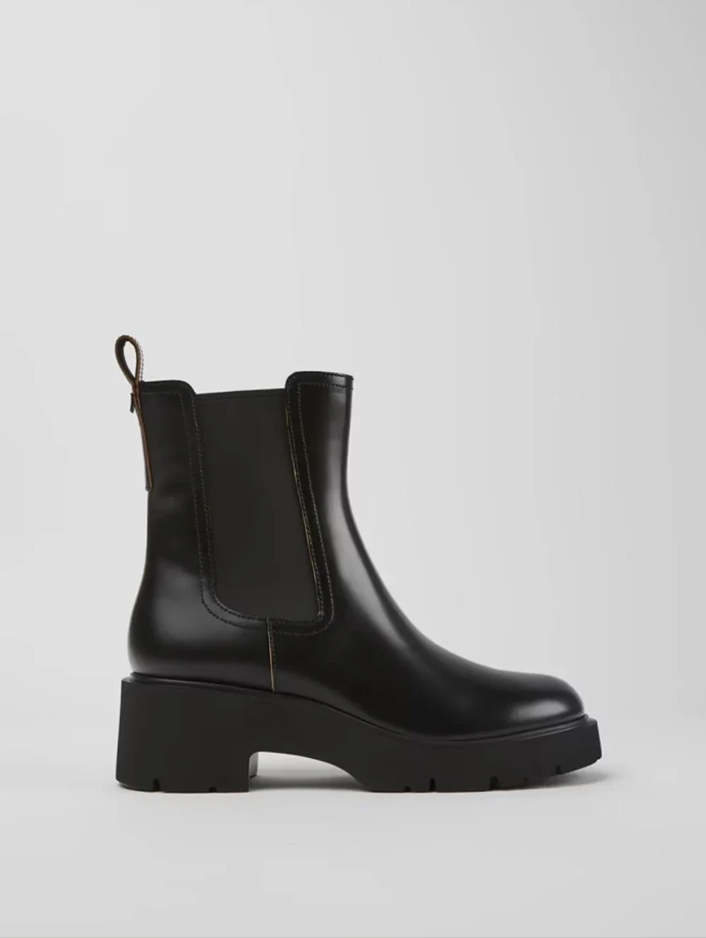 Camper Milah black platform boots 40